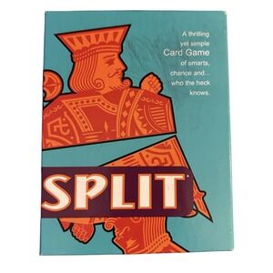 Parker Brothers Vintage Split Card Game 2001 Edition with Instructions